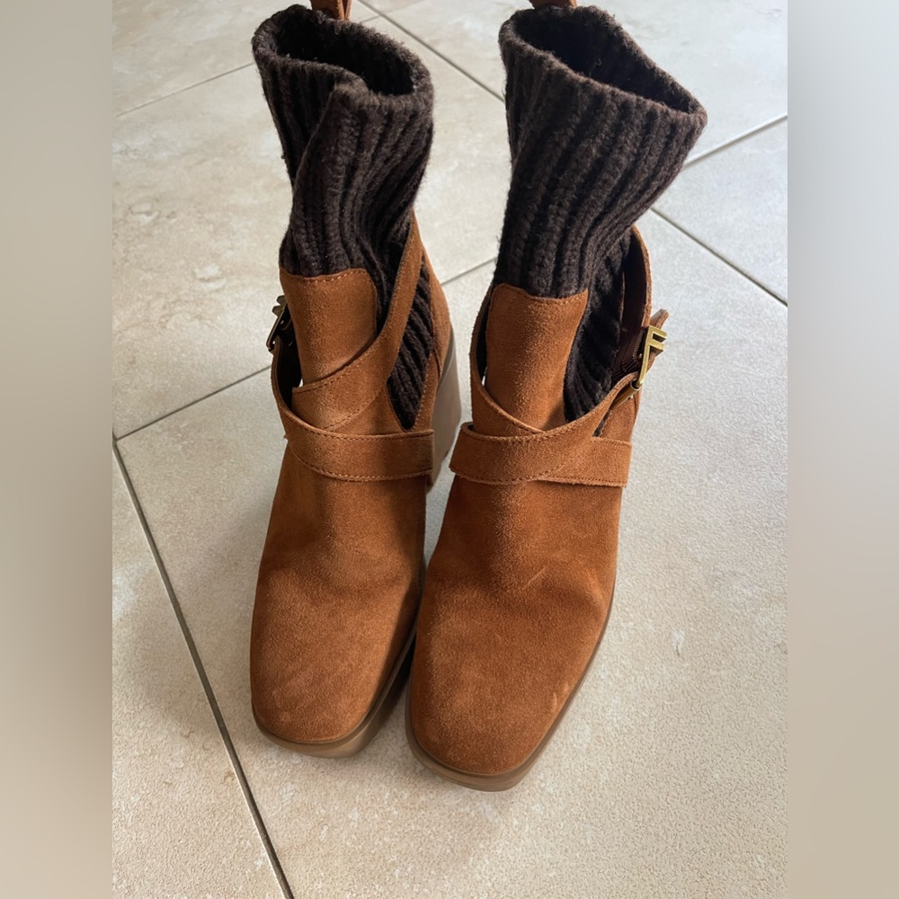 Michael by Micheal Kors Keisha Sock Bootie Suede
